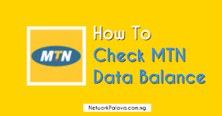 how to check mtn data balance