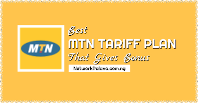 mtn tariff plan that gives bonus