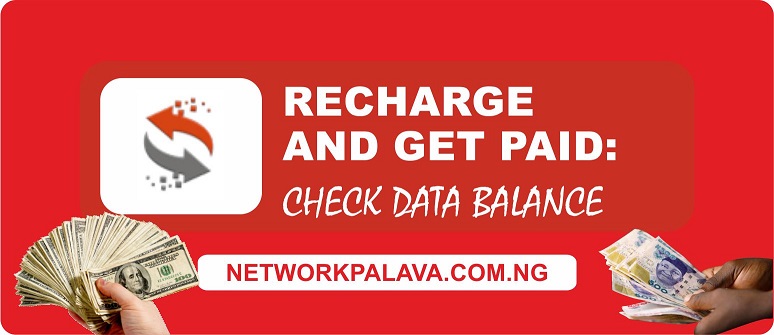 how to check data balance on recharge and get paid