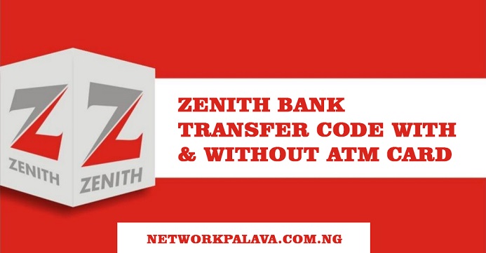 code to transfer money with zenith bank