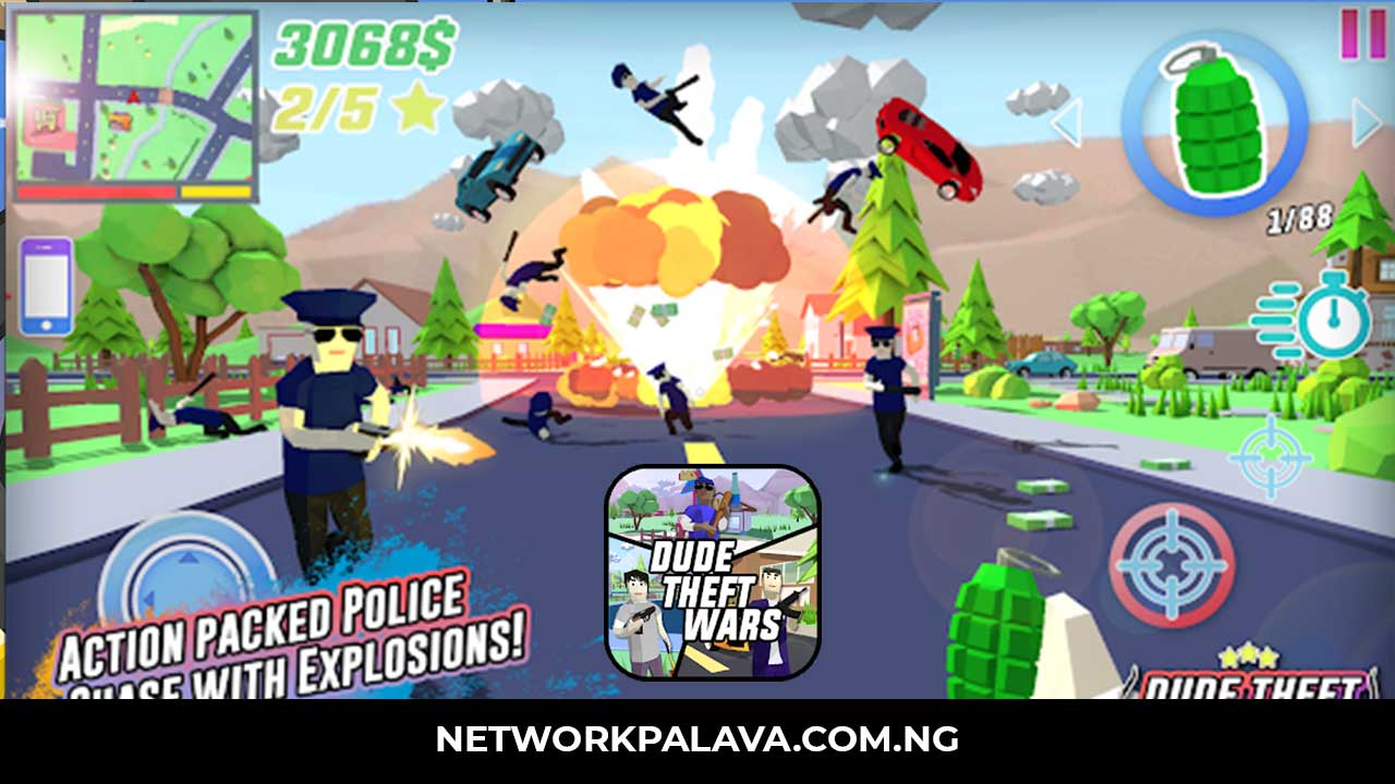 Dude Theft Wars Unlimited Money Cheat (Mod Apk) • Network Palava