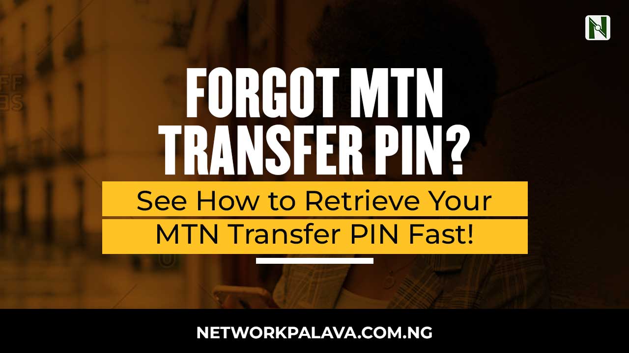 MTN transfer PIN? See How to Retrieve it Fast! • Network Palava